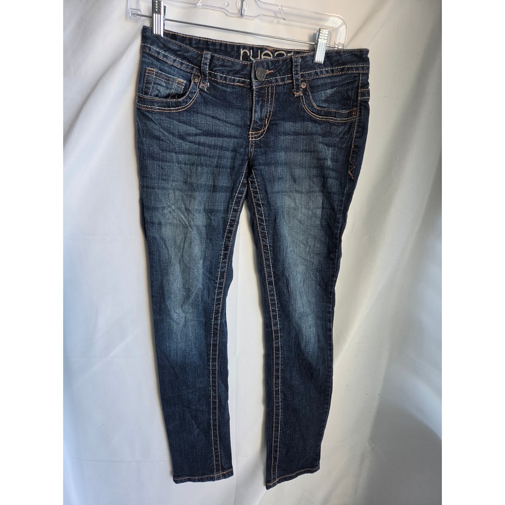 rue21 Skinny Jeans Womens  Blue Dark Wash Skinny Low Rise Skinny
